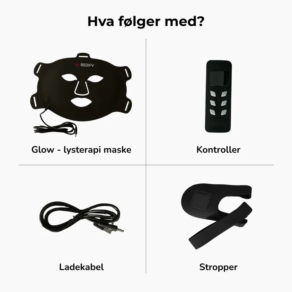 REDIFY® Glow – Lysterapi maske
