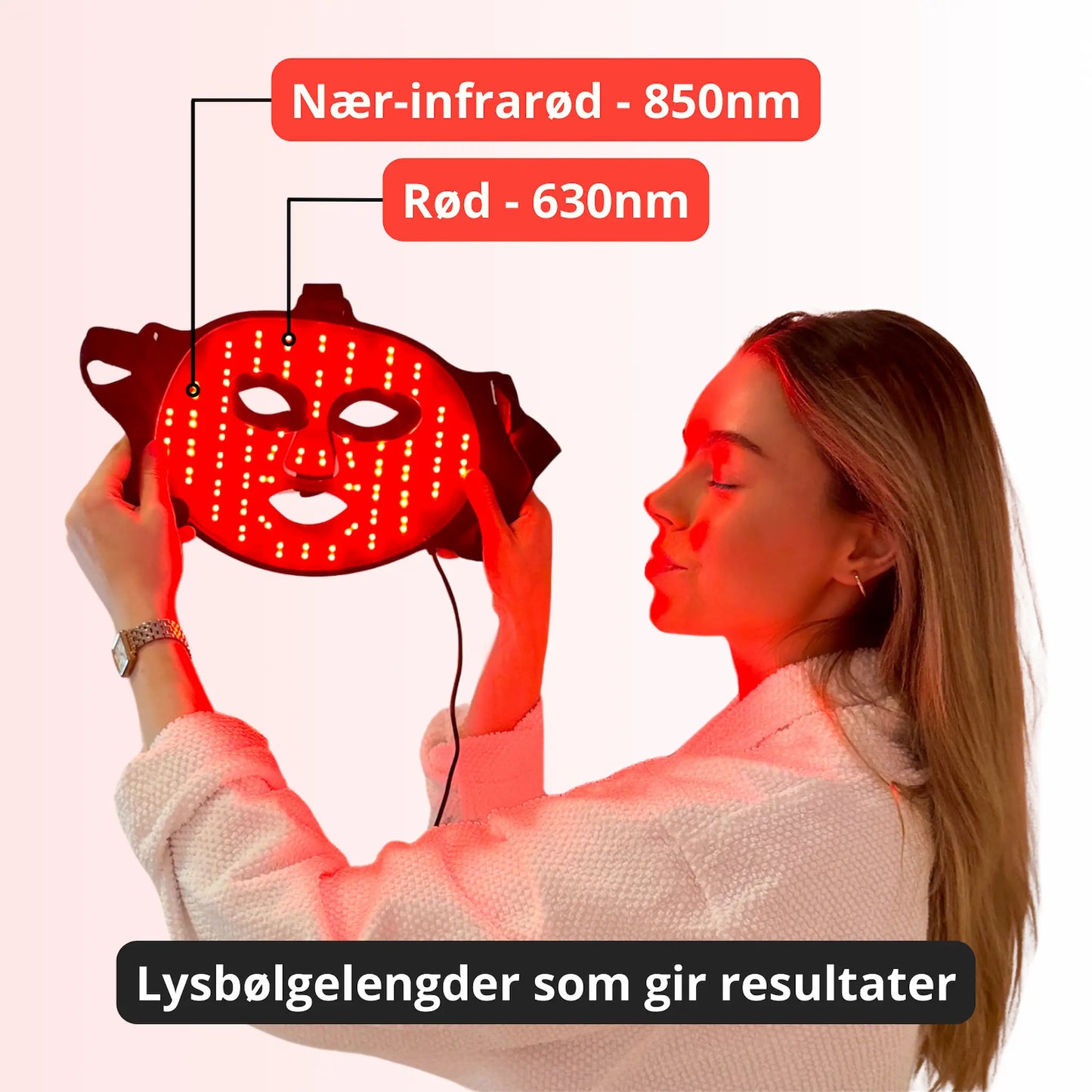 Redify glow led ansiktsmaske