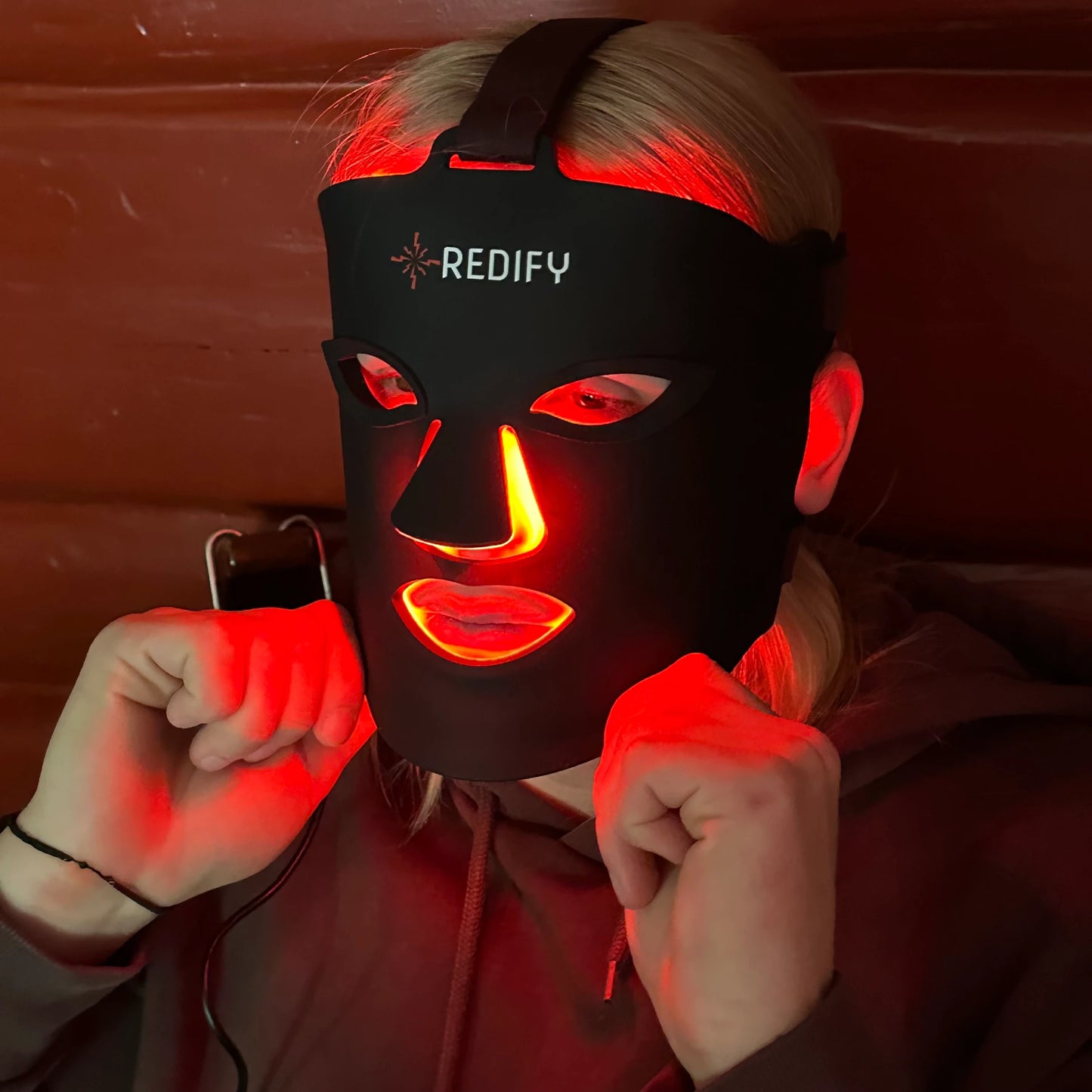 Redify glow led ansiktsmaske