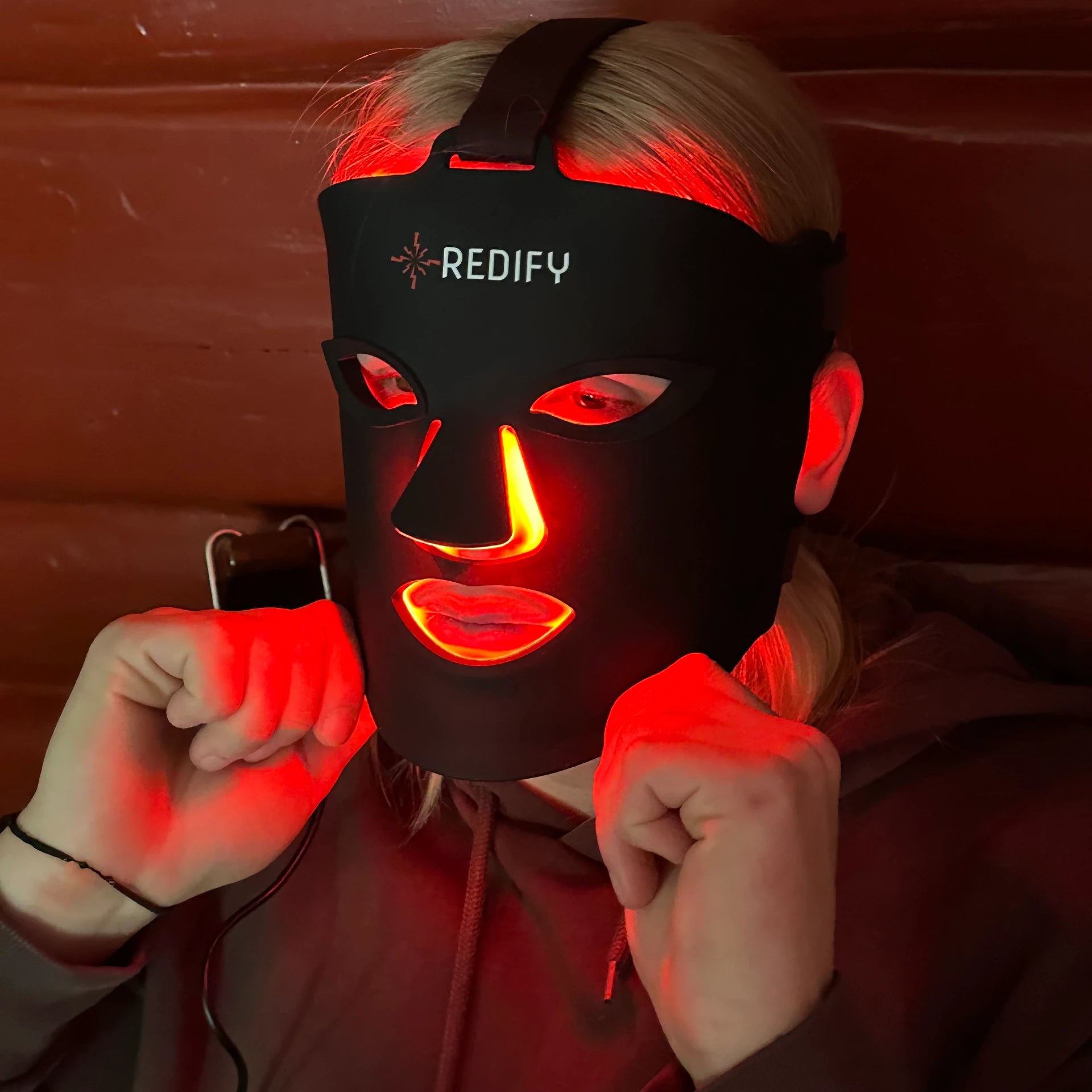 Redify glow led ansiktsmaske