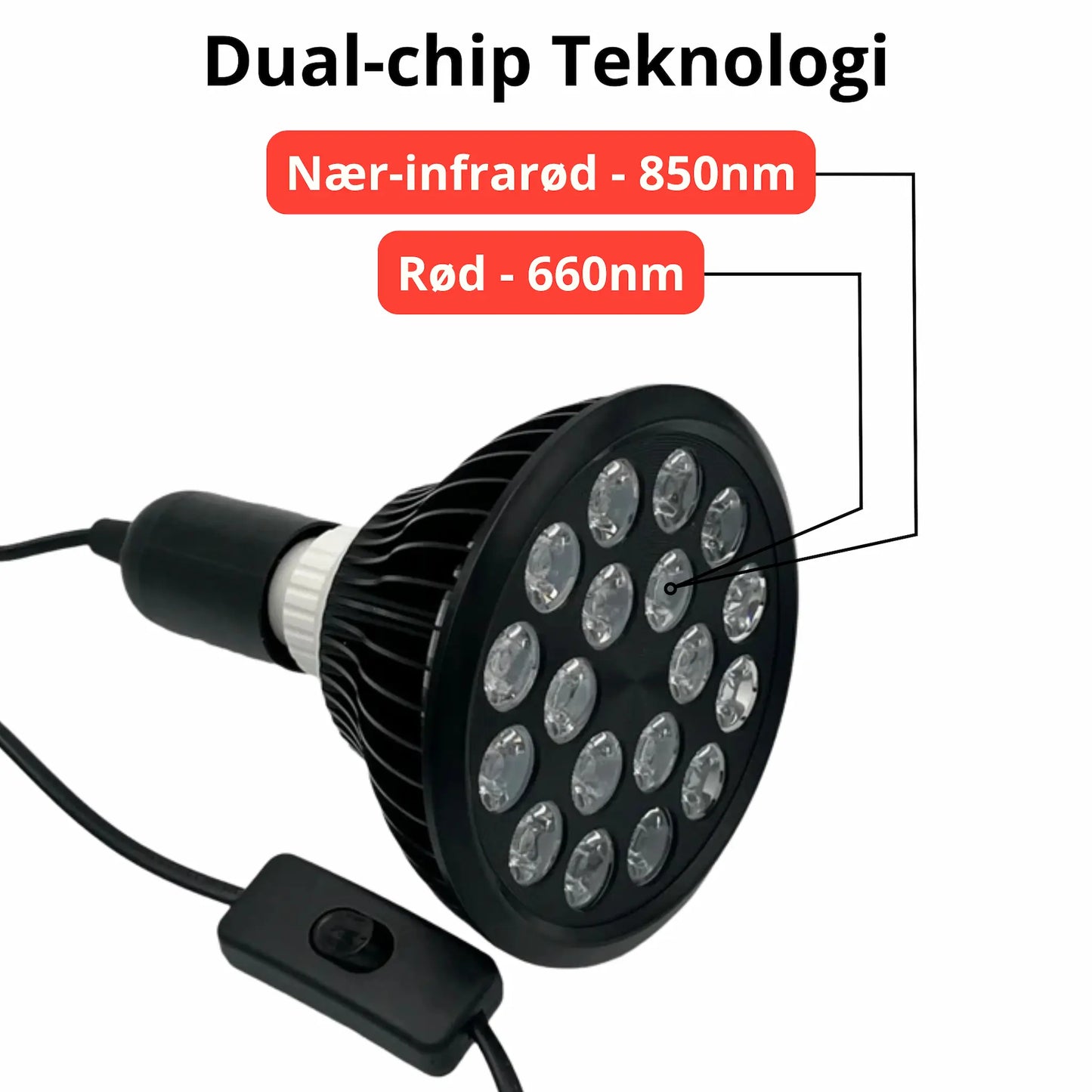 Redify nova rødlyspære