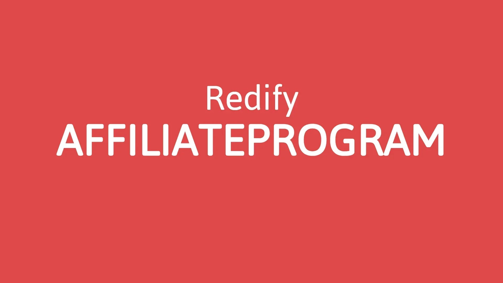 Redify Affiliateprogram